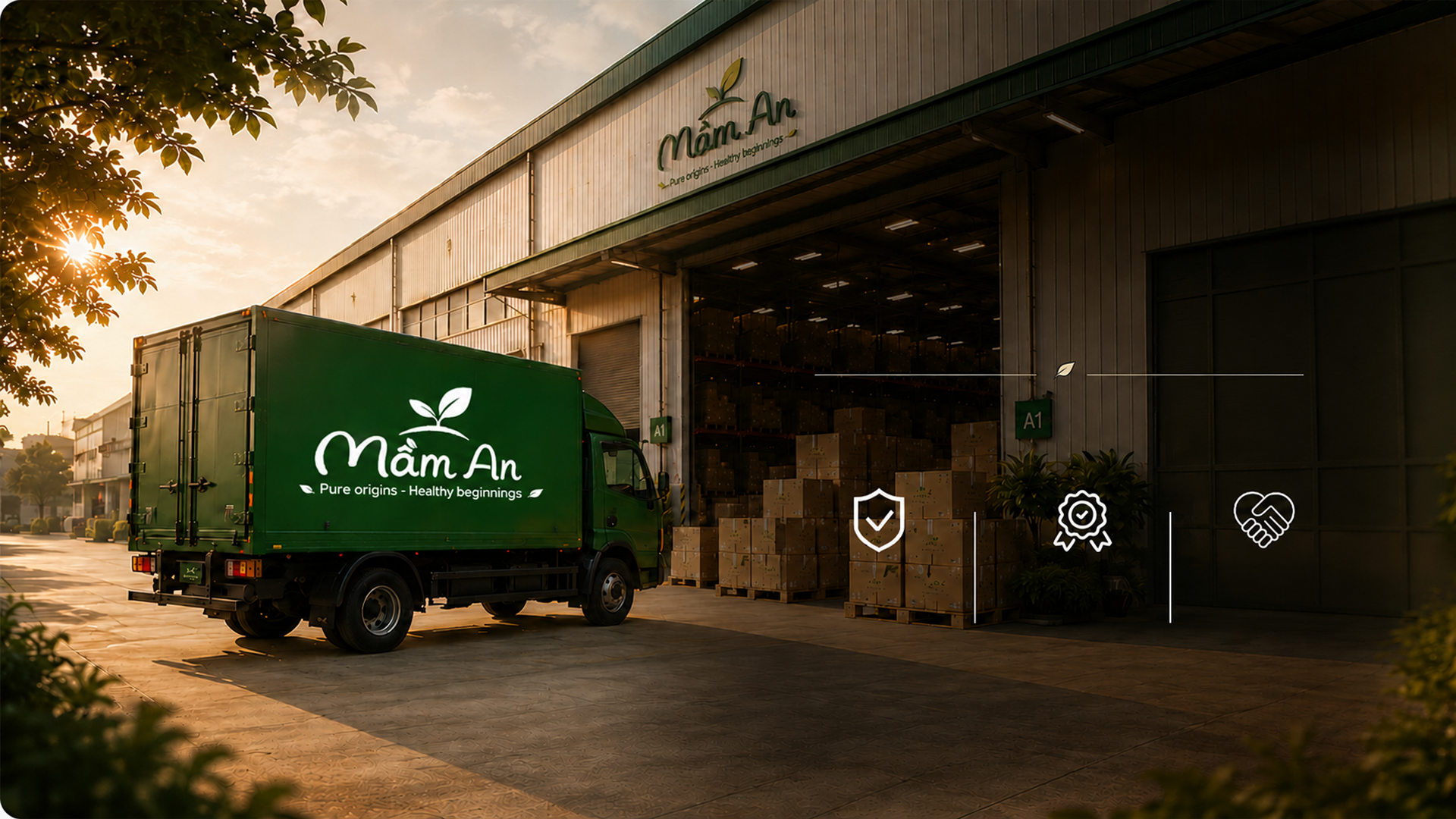 Choose peace of mind for mother and baby — Mầm An logistics