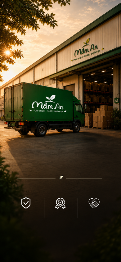Choose peace of mind for mother & baby — Mầm An logistics